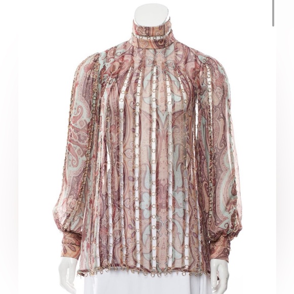 Zimmermann Metal chain Top blouse